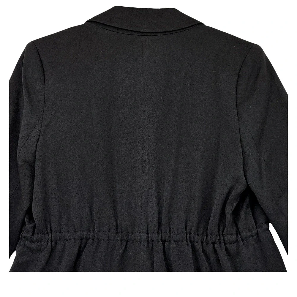 Seraphine Corporate‎ Blazer 4 Cam Black Drawstring Waist Maternity Tailored Work
